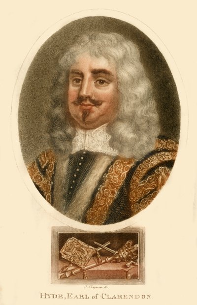 Hyde, Earl of Clarendon, 1600-luvun puoliväli, 1810. tekijältä J. Chapman