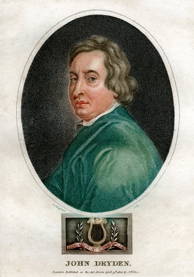 John Dryden, 1600-luvun englantilainen näytelmäkirjailija ja runoilijavoittaja, 1803. tekijältä J. Chapman