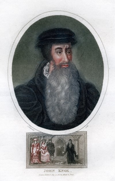 John Knox, skotlantilainen uskonnollinen uudistaja, 1812. tekijältä J. Chapman