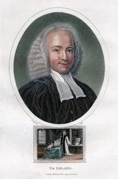 John Leland, 1700-luvun Englannin presbyteeriministeri ja teologisten teosten kirjoittaja, 1813. tekijältä J. Chapman