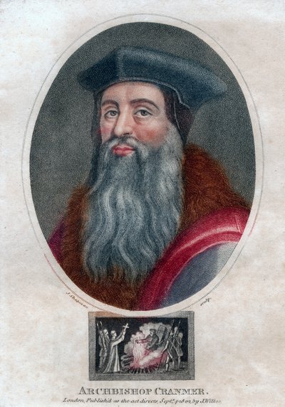 Thomas Cranmer, Canterburyn arkkipiispa, 1802. tekijältä J. Chapman