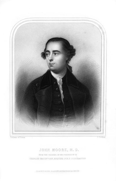 John Moore, skotlantilainen lääkäri ja kirjailija, 1870. tekijältä J. Cochran