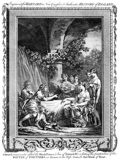 Edward, musta prinssi, joka kertoo 1800-luvun Poictiersin taistelun yksityiskohdista. tekijältä J. Collyer