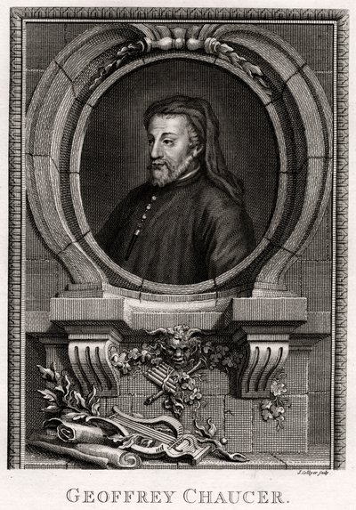Geoffrey Chaucer, 1774 tekijältä J. Collyer