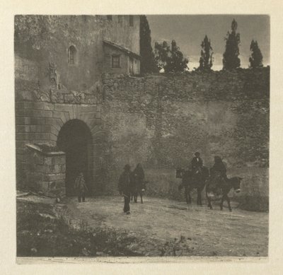Kameratyö: A Gateway - Segovia, 1914. tekijältä J. Craig Annan