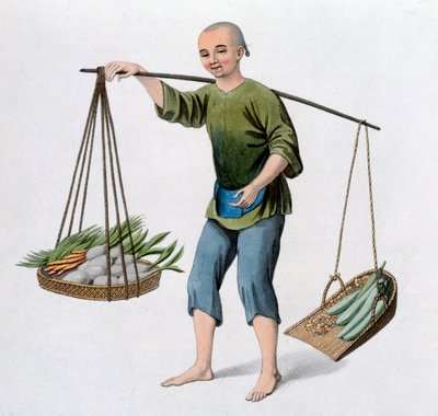 Poika vihannesten kanssa, 1800 tekijältä J Dadley