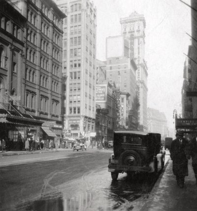Broadway ja Times Building, New York City, USA, 1900-luku tekijältä J. Dearden Holmes