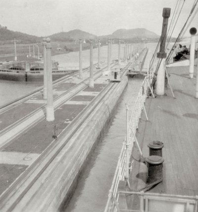 SS Orbita, Panaman kanava, Panama, 1900-luku tekijältä J. Dearden Holmes