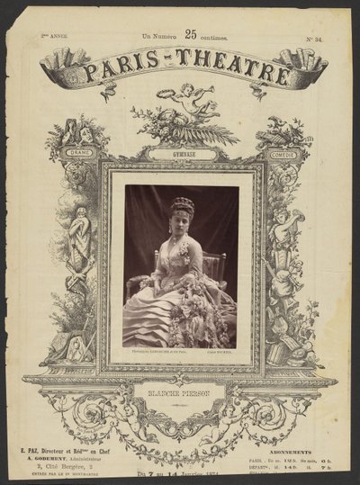 Pariisin teatteri: Blanche Pierson tekijältä J. Émile Tourtin