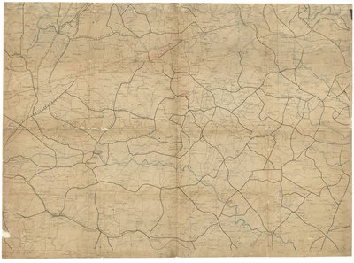 Civil War maps, 2. painos, 1989. LC Civil War maps (2. painos) 501.7 Saatavilla myös Library of Congress -verkkosivuston kautta rasterikuvana. Arkki 6 (lva00104), c. 1, lähde tuntematon, elokuu 1968; arkki 8 (lva00105), c. 1, lähde tuntematon, elokuu 1968, tekijältä J. F.; Schedler United States. Army. Corps Of Topographical Engineers; Gedney