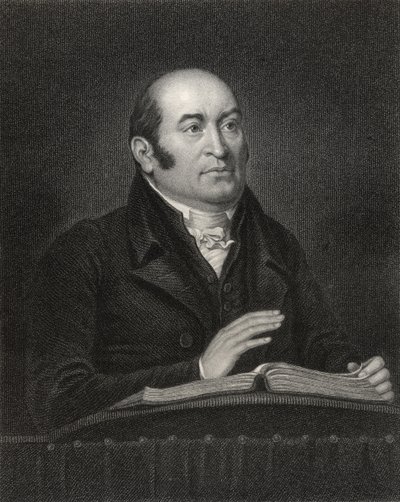 Robert Hall, kaiverrus Samuel Freeman (1773-1857) National Portrait Gallerysta, osa III, julkaistu noin 1835 tekijältä J. Flowers
