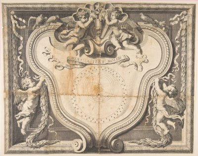 Kopernikaaninen järjestelmä, n. 1639. tekijältä J Girardin
