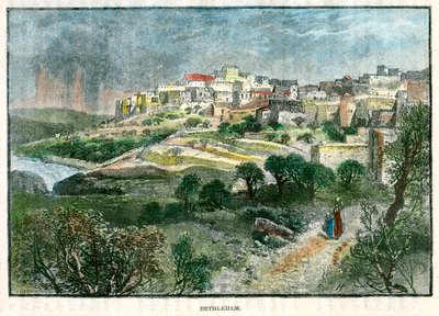 Betlehem, Palestiina, 1885. tekijältä J Harmsworth