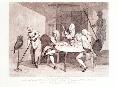 Keskustelu kädestä pitämisestä, 1700-luku tekijältä J Haynes