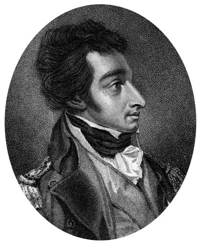 Amiraali Sir William Sydney Smith 1764-1840, laivaston komentaja, 1837. tekijältä J. Hopwood