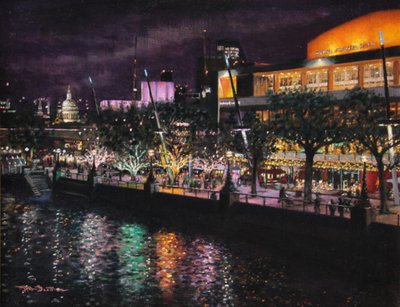 Juhlasali, 2000 (öljymaalaus) tekijältä J Hugh L Beattie