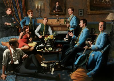 Portrait of a Mess, 2000-2010 (öljy kankaalle) tekijältä J Hugh L Beattie