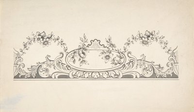 Suunnittelu paneelikoristeluun, 1828-40. tekijältä J Hulme