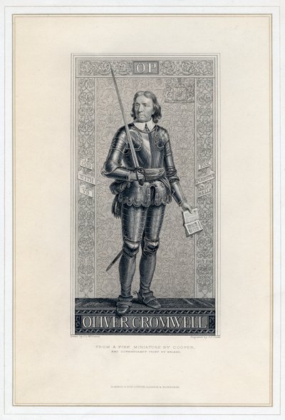 Oliver Cromwell 1599-1658, 1800-luku. tekijältä J. J. Crew