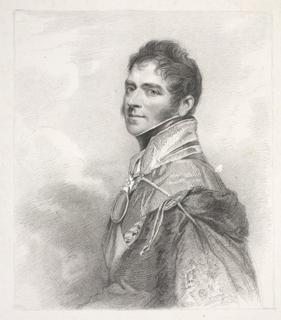 The Most Noble Henry William Paget, Angleseyn markiisi Sir William Beecheyn alkuperäisestä kuvasta, suomentanut H. Meyer, julkaissut T Cadell, 1817. tekijältä J. Jackson