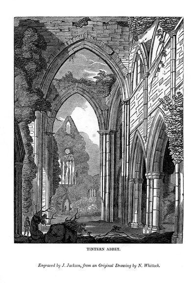 Tintern Abbey, 1843 tekijältä J. Jackson