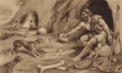 Cave-Man (litho) tekijältä J. Macfarlane