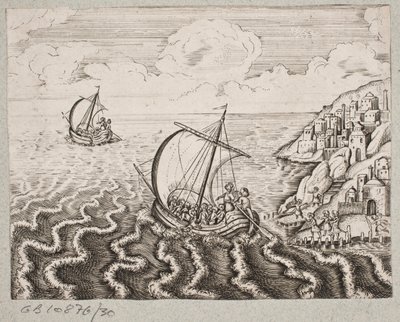 Kuvitus Adam Oleariukselle, "Persialainen Rosenthal, nerokas runoilija Schich Saadi […]", Schleswig 1660 tekijältä J. Muller