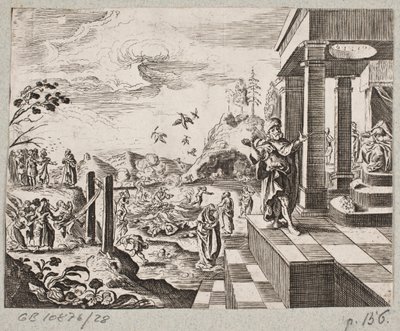 Kuvitus Adam Oleariukselle, "Persialainen Rosenthal, nerokas runoilija Schich Saadi […]", Schleswig 1660 tekijältä J. Muller