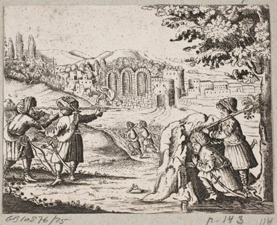 Kuvitus Adam Oleariukselle, "Persialainen Rosenthal, nerokas runoilija Schich Saadi […]", Schleswig 1660 tekijältä J. Muller