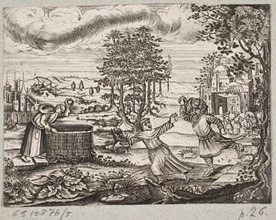 Kuvitus Adam Oleariukselle, "Persialainen Rosenthal, nerokas runoilija Schich Saadi […]", Schleswig 1660 tekijältä J. Muller