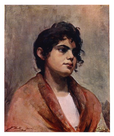 Tutkimus italialaisen tytön päästä, 1901. tekijältä J Muntz