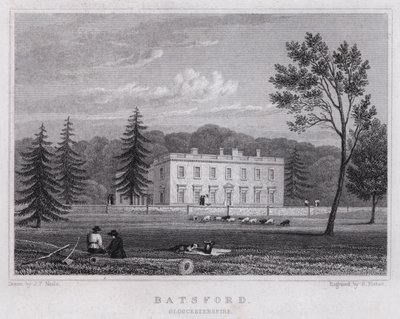 Batsford, Gloucestershire (kaiverrus) tekijältä John Preston Neale