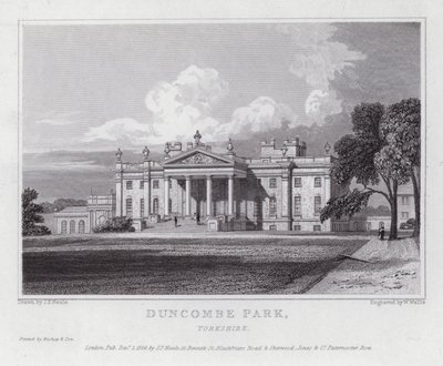 Duncombe Park, Yorkshire (kaiverrus) tekijältä John Preston Neale
