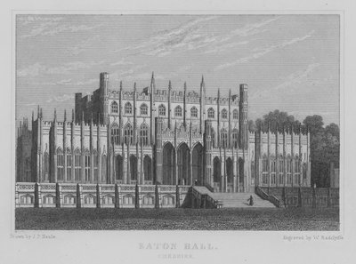 Eaton Hall, Cheshire (kaiverrus) tekijältä John Preston Neale