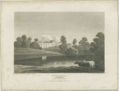 Enville Hall: kaiverrus, nd [c 1814] (painettu) tekijältä John Preston Neale
