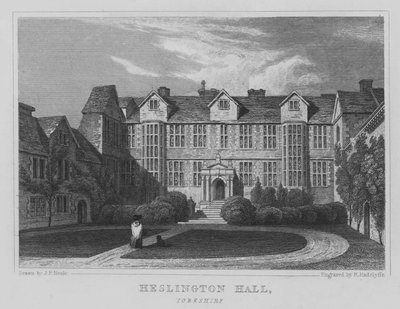 Heslington Hall, Yorkshire (kaiverrus) tekijältä John Preston Neale