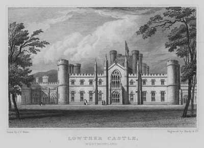 Lowther Castle, Westmoreland (kaiverrus) tekijältä John Preston Neale