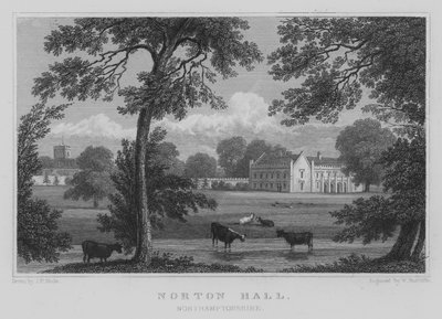 Norton Hall, Northamptonshire (kaiverrus) tekijältä John Preston Neale