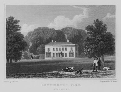 Sunning-Hill Park, Berkshire (kaiverrus) tekijältä John Preston Neale