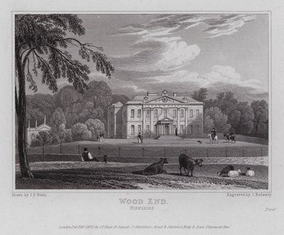 Wood End, Yorkshire (kaiverrus) tekijältä John Preston Neale