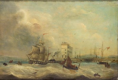 Cardiff Docks, 1844 tekijältä J Price