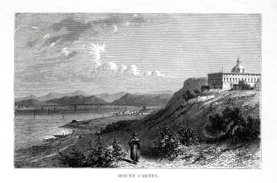 Mount Carmel, Israel, 1800-luku. tekijältä J. Quartley