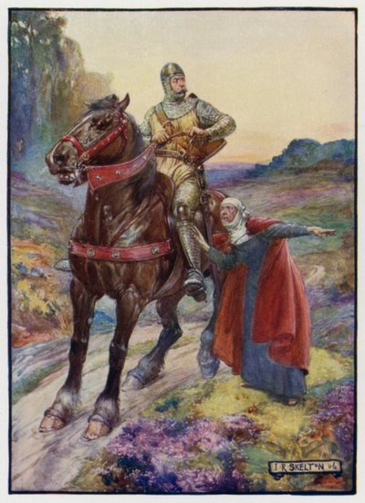 William Wallace saa tiedon, että englantilaiset ovat hirttäneet hänen miehensä tekijältä J. R. Skelton