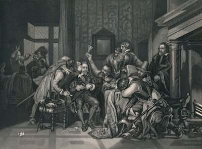 Charles The First In The Guard Room, 1649, 1800-luvun puoliväli. tekijältä J. Rogers