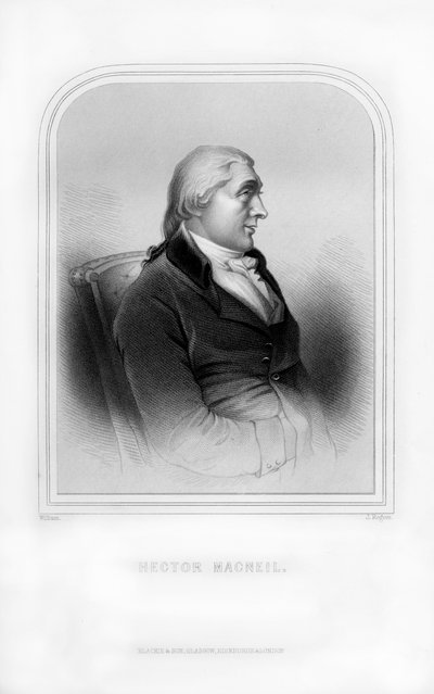 Hector MacNeil, skotlantilainen runoilija ja kirjailija, 1870 tekijältä J. Rogers