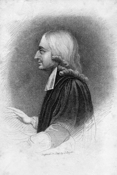 John Wesley, metodistijohtaja, 1800-luku. tekijältä J. Rogers