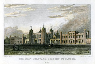 New Military Academy Woolwich, Kent, 1829 tekijältä J. Rogers