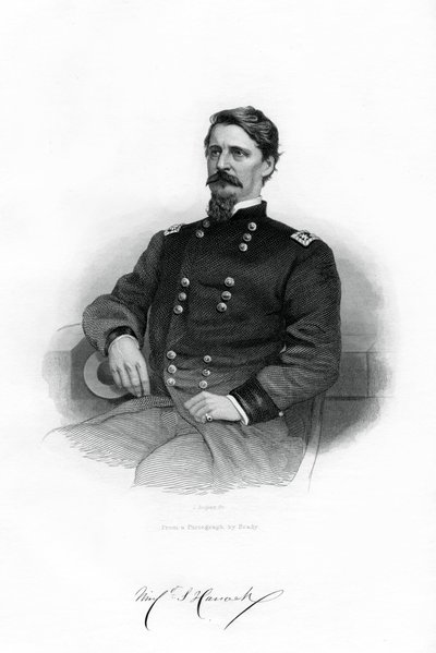Winfield Scott Hancock, unionin kenraali, 1862-1867. tekijältä J. Rogers