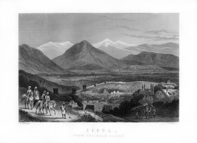 Kabul Bala Hissarista, Afganistan, 1893 tekijältä J. Stephenson
