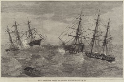 HMS Immortalite löytää hylätyn Margaret Pollockin mereltä tekijältä J. Wells
